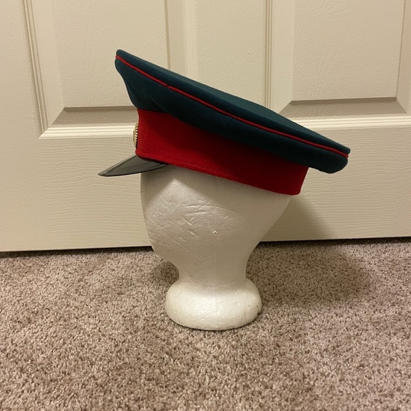 RUSSIAN USSR SOVIET MILITARY UNIFORM VISOR HAT Vintage‎ - Picture 3 of 6